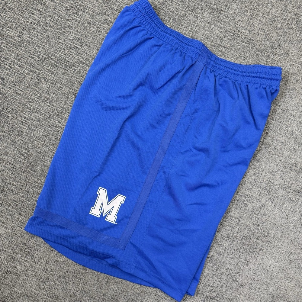 Vintage Nike 90's Memphis Tigers Authentic‎ Basketball Shorts Men's XL Blue